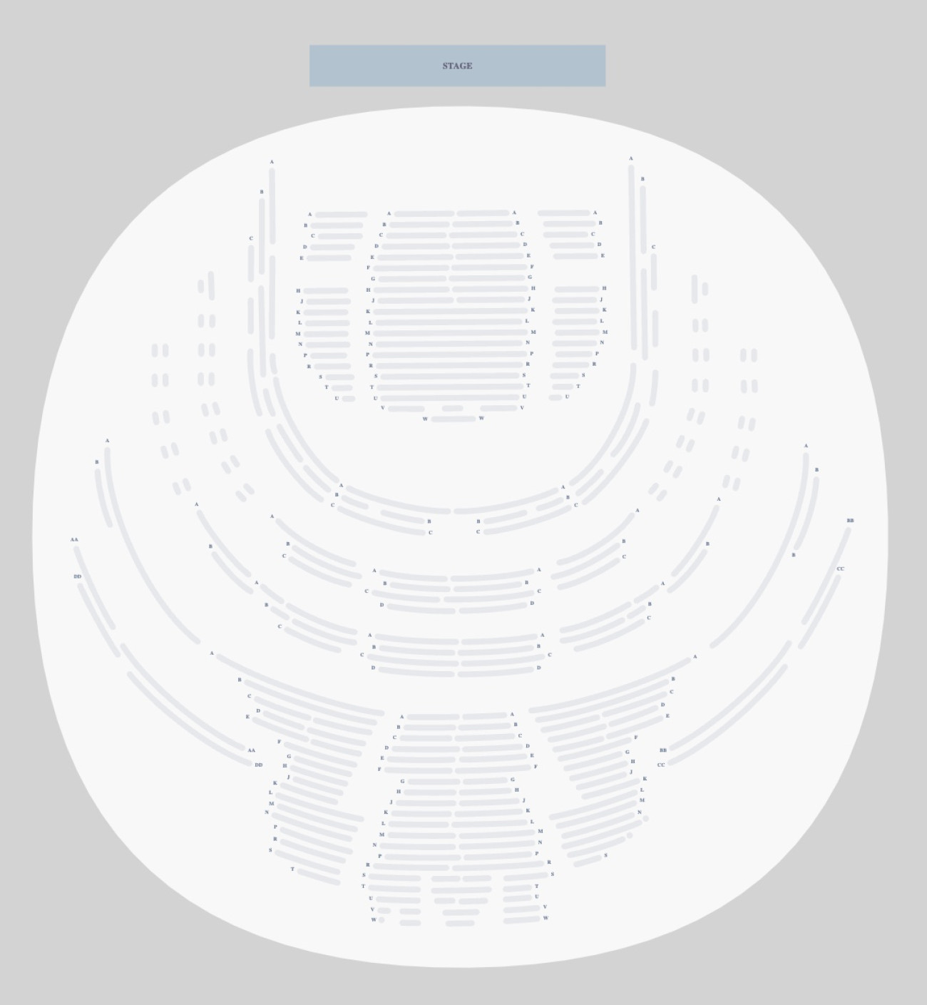 Plano de asientos de Royal Opera House